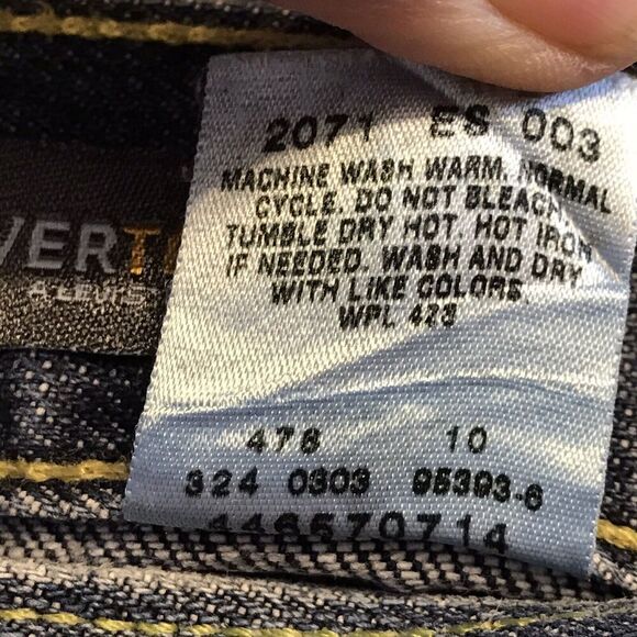 Levi's Silver Tab Mens Sz 38/34 Denim Carpenter Jeans Medium Wash‎ Blue Logo - Picture 14 of 15